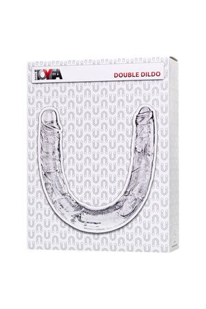 Прозрачный двухсторонний фаллоимитатор Double Dildo - 40 см.